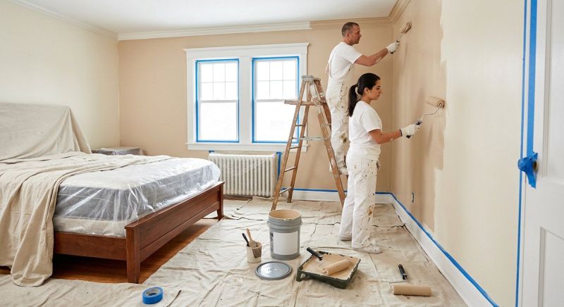 Bedroom Painting project example